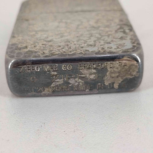 ジッポ ZIPPO USA製 タタキ加工 ライター メンズ