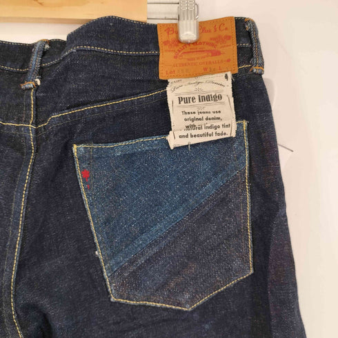 バーガスプラス BURGUS PLUS 850 インディゴ ボタンフライデニムパンツ メンズ 36×34