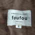 フーフー FOUFOU two tuck wide slacks ツータックワイドスラックス メンズ JPN:1