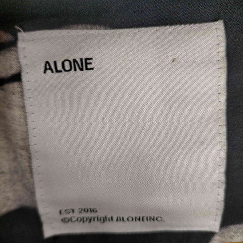 アローン ALONE スペースパターン レーヨンオープンカラーシャツ メンズ JPN:3