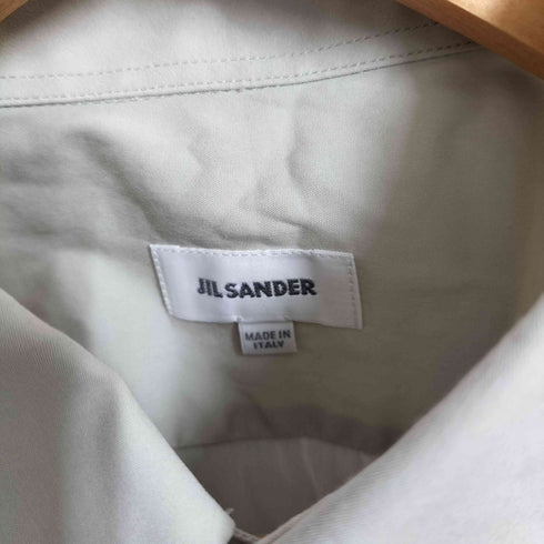 ジルサンダー JIL SANDER イタリア製 コットンナイロン レギュラーカラーシャツ メンズ 41/16
