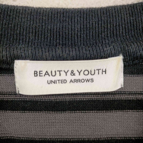 ビューティーアンドユースユナイテッドアローズ BEAUTY & YOUTH UNITED ARROWS プレーティング ボーダー コンフォート カットソー メンズ JPN:S