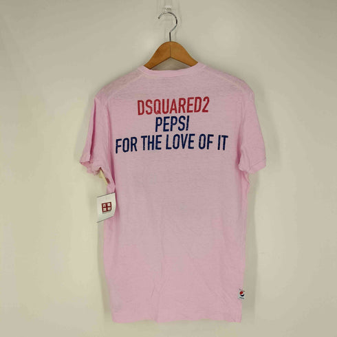 ディースクエアード DSQUARED2 PEPSI ペプシ 両面プリント クルーネックTシャツ メンズ import:M