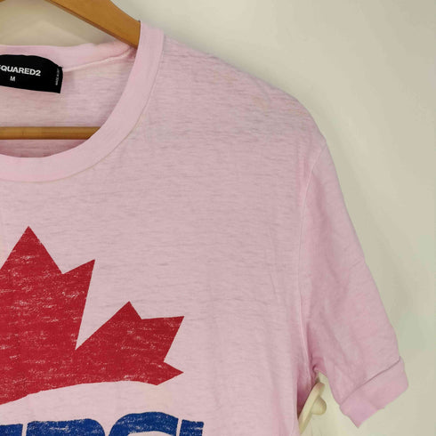 ディースクエアード DSQUARED2 PEPSI ペプシ 両面プリント クルーネックTシャツ メンズ import:M