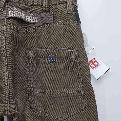 ジースターロー G-STAR RAW GS FLIGHT ELWOOD NARROW コーデュロストレートパンツ メンズ 31/32
