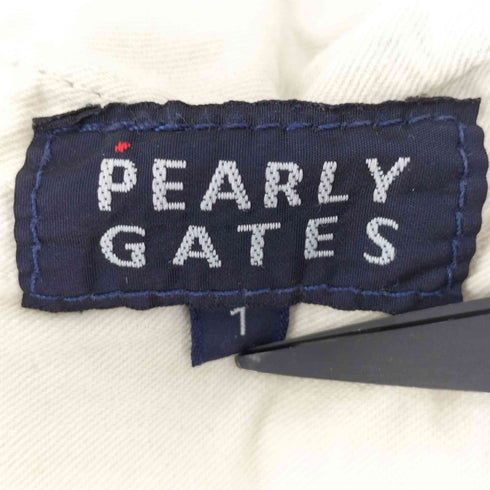 パーリーゲイツ PEARLY GATES デザイン ストレート ブラック デニム パンツ Y2K メンズ JPN:1