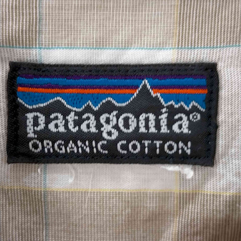 パタゴニア patagonia チェック柄 ボックス半袖シャツ Rなしタグ メンズ