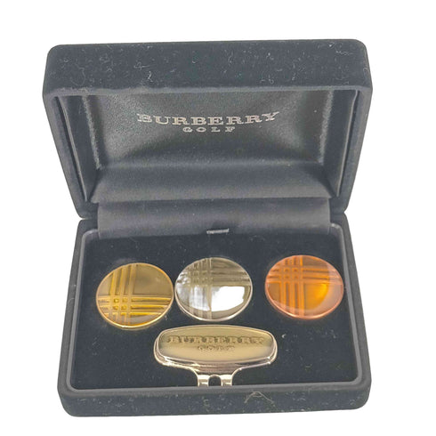 バーバリーゴルフ BURBERRY GOLF マーカー ハットクリップセット メンズ