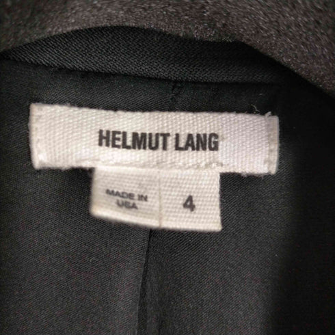 ヘルムートラング HELMUT LANG USA製 変形デザイン ノーカラー テーラードジャケット レディース US:4