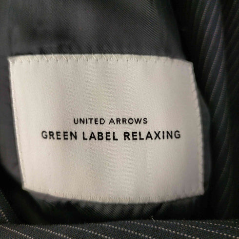 ユナイテッドアローズグリーンレーベルリラクシング UNITED ARROWS green label relaxing ピンストライプ 6B RG PKD スーツジャケット メンズ JPN:42