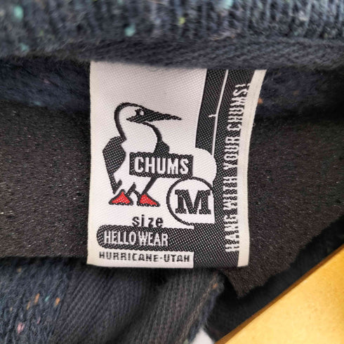 チャムス CHUMS ネップ加工ウールカーディガン メンズ import:M