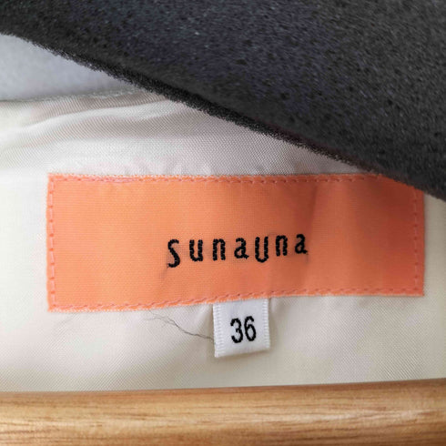 スーナウーナ Sunauna センタープリーツ S/Sワンピース レディース 36