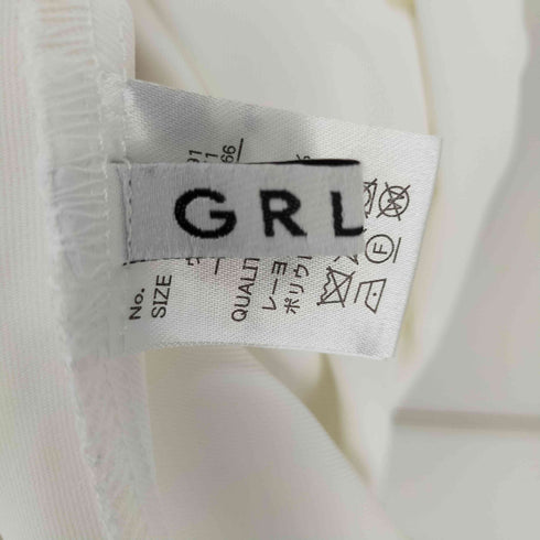 グレイル GRL ウエストタックフレアシャツワンピース レディース import:L