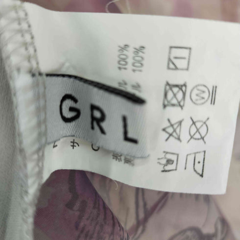 グレイル GRL 花柄オーガンジーフレアスカート レディース JPN:S
