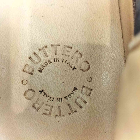 ブッテロ BUTTERO ウエスタンディテール ショートブーツ レディース 38 1/2