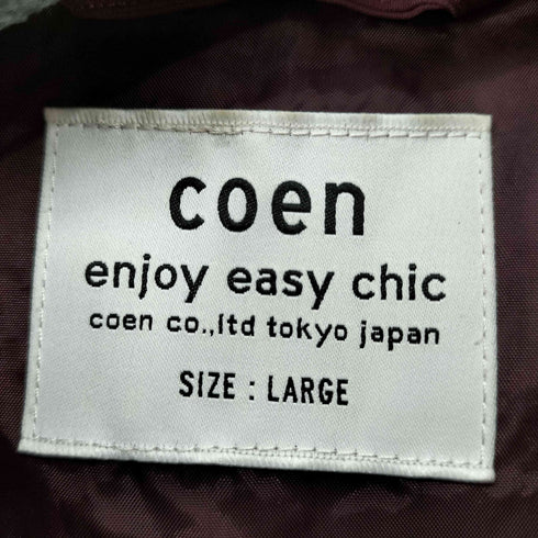 コーエン coen コーチジャケット メンズ JPN:L