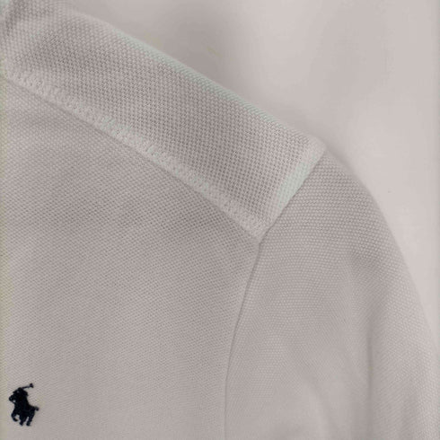 ポロバイラルフローレン Polo by RALPH LAUREN ポニー刺繍 ヘンリーネック ポロシャツ レディース import:M