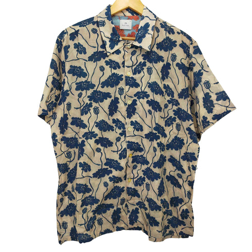 ピーエスポールスミス PS Paul Smith flower arrangement shirt メンズ JPN:XL