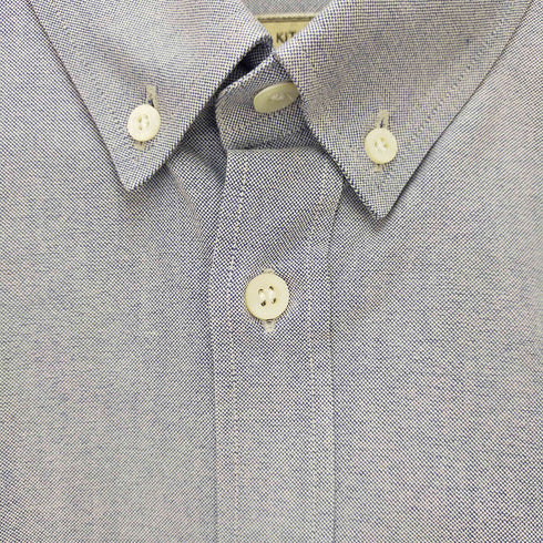メゾンキツネ MAISON KITSUNE イタリア製フロント刺繍B/Dシャツ メンズ 40