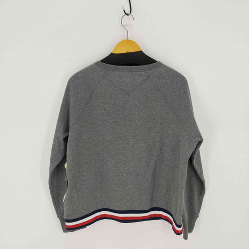 トミーヒルフィガー TOMMY HILFIGER リブカラー クルーネックスウェット レディース import:XL