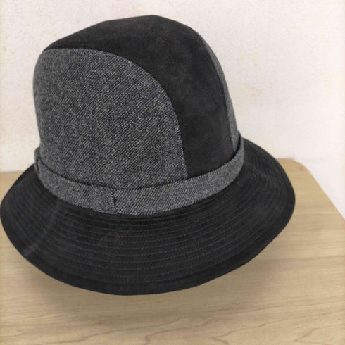 アース arth シープスウェード×ウール 切替ハット メンズ 58cm