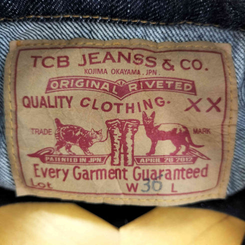 TCB JEANS 60's Trucker Jacket Type 3rd デニムトラッカージャケット メンズ 36