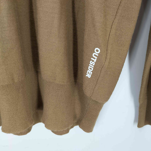 バンドオブアウトサイダーズ BAND OF OUTSIDERS 素材切替タートルネックニット メンズ import:M