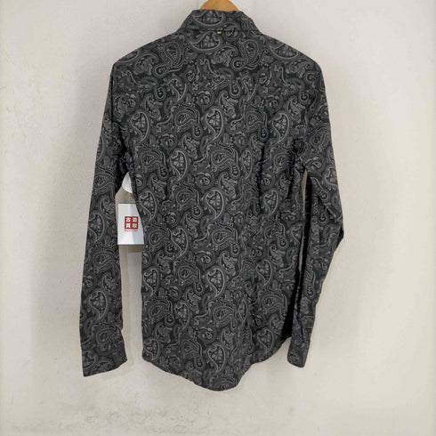 プリティーグリーン Pretty Green SLIM FIT ペイズリーシャツ メンズ JPN:2