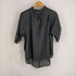 ユナイテッドアローズグリーンレーベルリラクシング UNITED ARROWS green label relaxing シアーネック フリル ショートスリーブ ブラウス - マシンウォッシャブル レディース