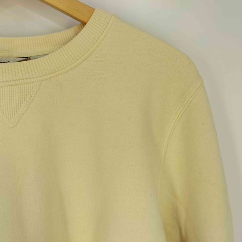 エディーバウアー Eddie Bauer シンガポール製 前V コットンポリ クルーネックスウェット メンズ import:M