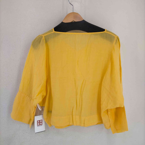 トゥモローランドマカフィー tomorrowland macphee ピースダイラミー Vネックドルマンプルオーバー レディース JPN:36