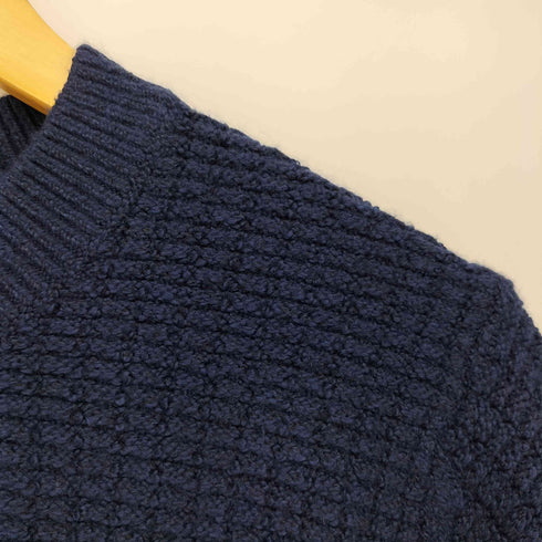 バナナリパブリック BANANA REPUBLIC コットン リブ モックネック ニット メンズ JPN:M