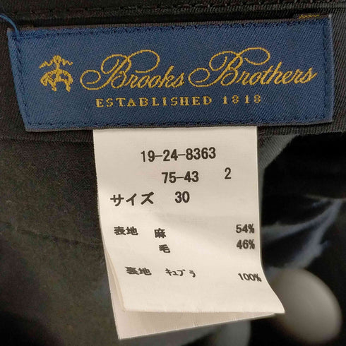 ブルックスブラザーズ BROOKS BROTHERS リネンウールスラックス トラウザーパンツ メンズ 30