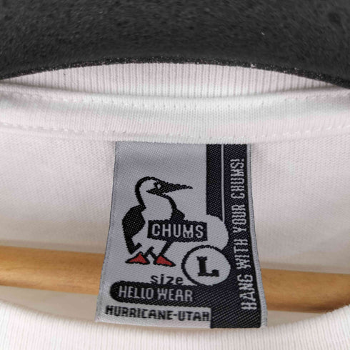 チャムス CHUMS 両面プリント S/S Tシャツ メンズ import:L