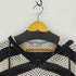 ザラ ZARA HOODED KNIT SWEATER WITH STRIPES Square One クロップドサマーニットフーディー レディース import:M