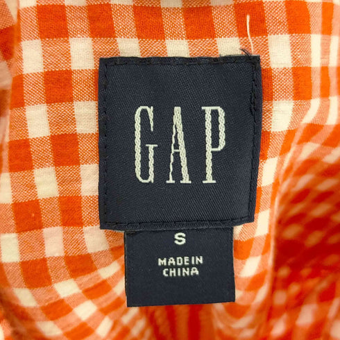 ギャップ Gap ギンガムチェックシアサッカーシャツ メンズ JPN:S