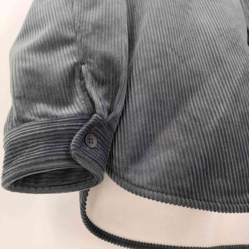 アイテムズ アーバンリサーチ ITEMS URBAN RESEARCH 23AW 裏フリース ボンディングコーデュロイシャツ メンズ JPN:L