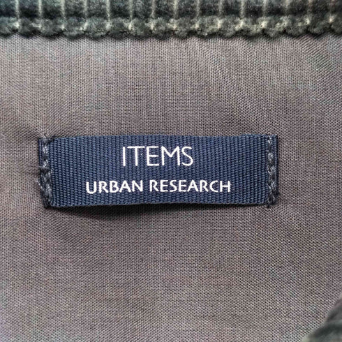 アイテムズ アーバンリサーチ ITEMS URBAN RESEARCH 23AW 裏フリース ボンディングコーデュロイシャツ メンズ JPN:L