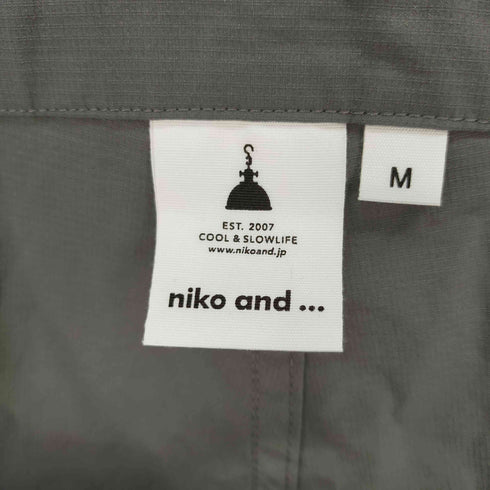 ニコアンド niko and... ナイロンカーゴサロペット レディース M