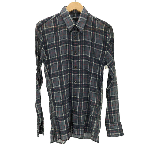 アレッサンドロデラクア Alessandro dellAcqua チェック柄BDシャツ メンズ EUR:48