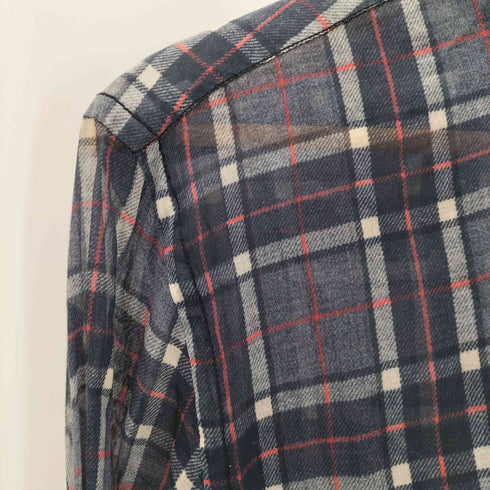 アレッサンドロデラクア Alessandro dellAcqua チェック柄BDシャツ メンズ EUR:48