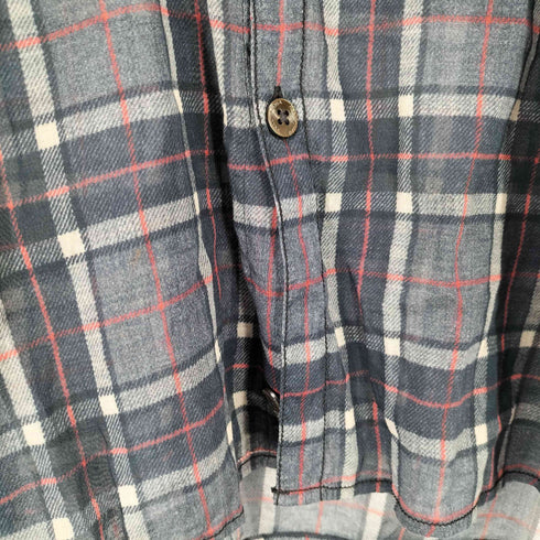 アレッサンドロデラクア Alessandro dellAcqua チェック柄BDシャツ メンズ EUR:48