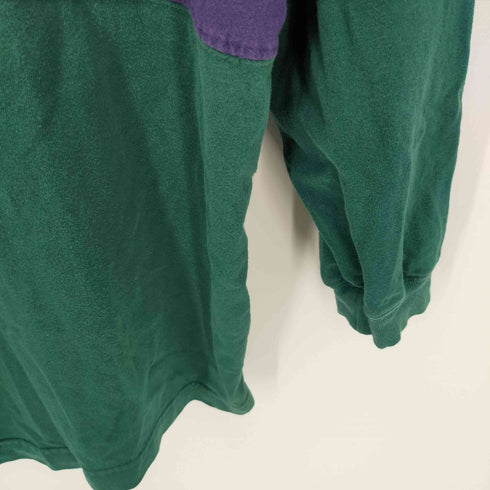 ランズエンド LANDS END 90S バイカラーコットンライトフーディー メンズ import:XL