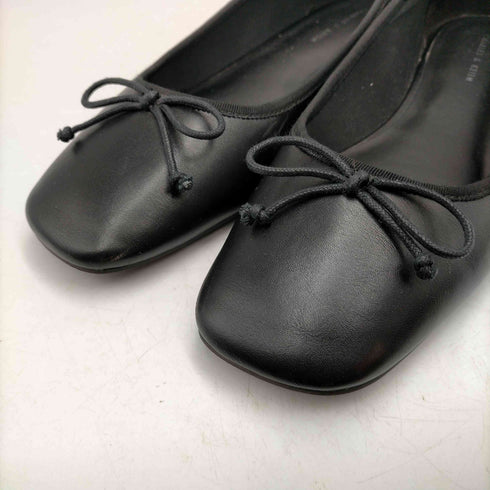 チャールズキース CHARLES & KEITH ロゴ チャーム バレエ パンプス レディース JPN:39