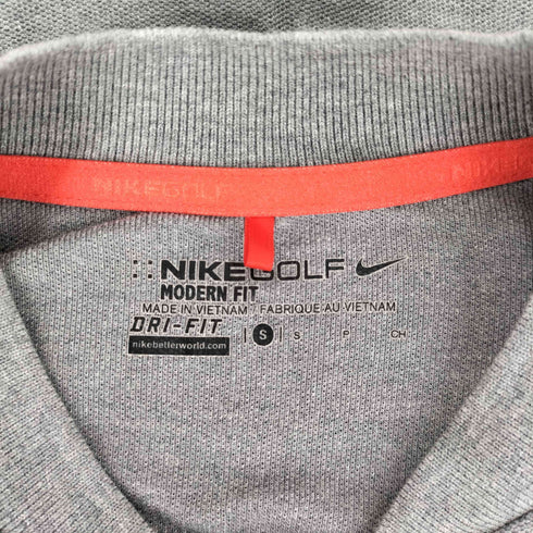 ナイキゴルフ NIKE GOLF ロゴワッペン ノーカラー ポロ シャツ メンズ import:S