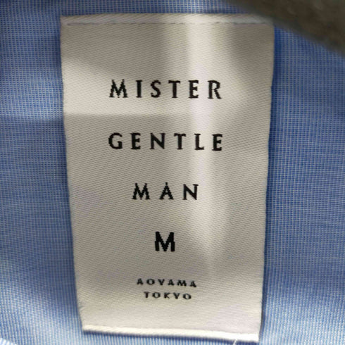 ミスタージェントルマン MR.GENTLEMAN 再構築長袖シャツ シャツドッキングシャツ メンズ import:M