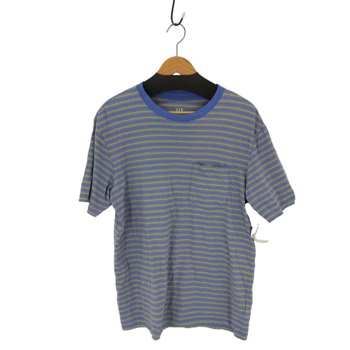 ギャップ Gap マルチボーダー1ポケットTシャツ メンズ import:M