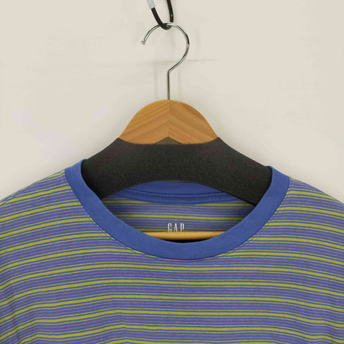ギャップ Gap マルチボーダー1ポケットTシャツ メンズ import:M