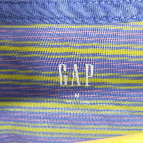 ギャップ Gap マルチボーダー1ポケットTシャツ メンズ import:M