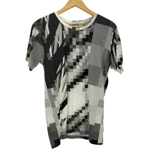ジョンローレンスサリバン JOHN LAWRENCE SULLIVAN モザイク柄クルーネックTシャツ メンズ 38